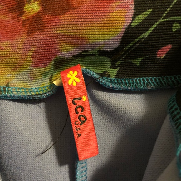 ica navy super high waist bold floral leggings - Picture 7 of 7